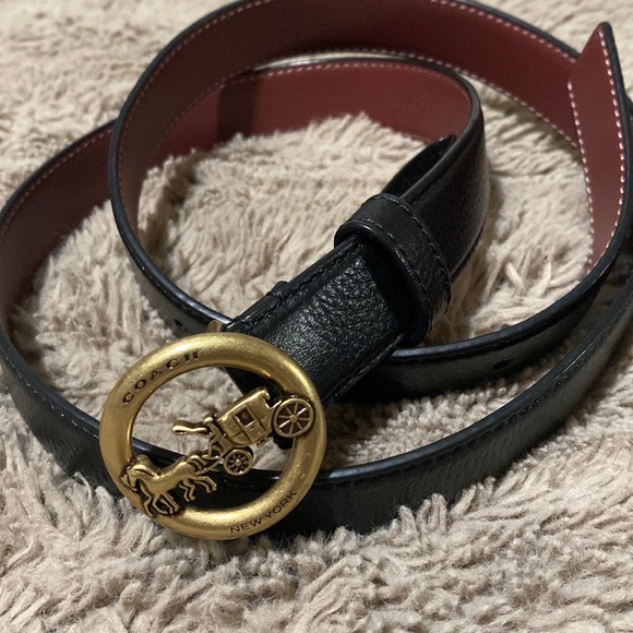 Coach Accessories - Coach carriage buckle belt